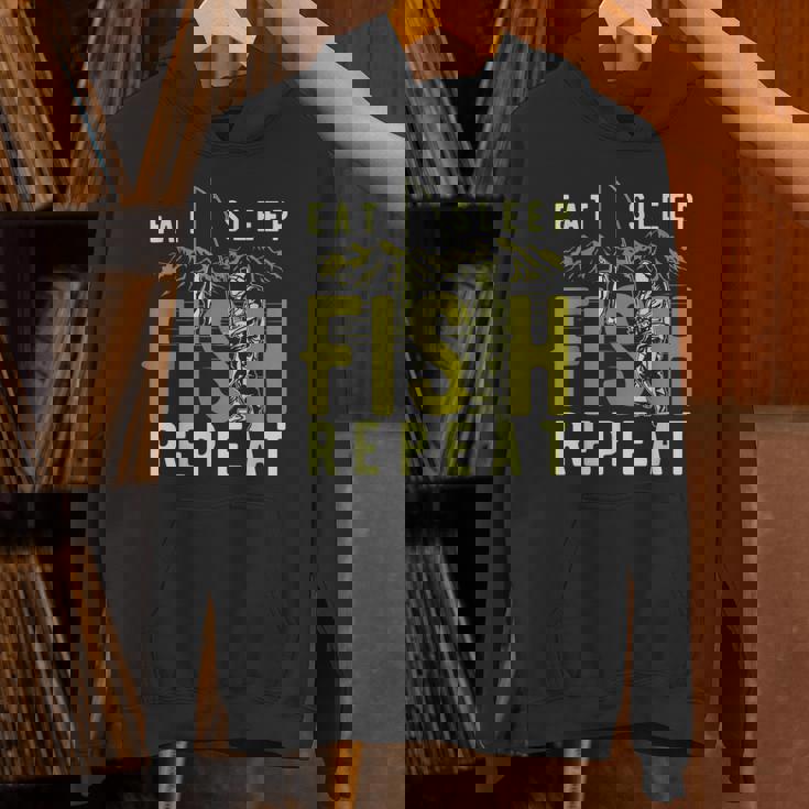 漁師のために睡眠魚を繰り返し面白い引用を食べる パーカー