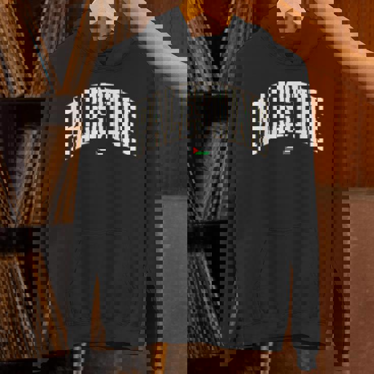 無料のパレスチナ大学代表チームフォント パレスチナの国旗を保存 パーカー