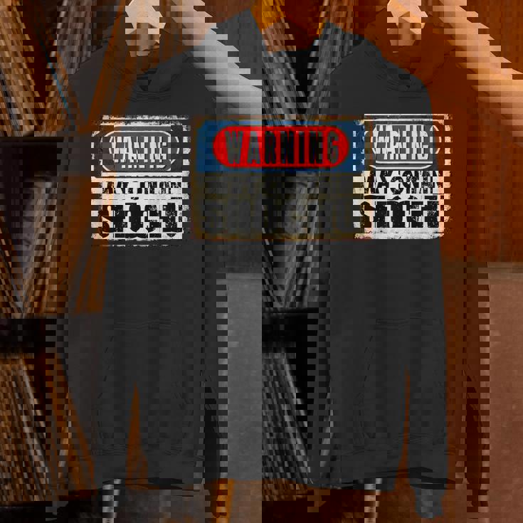 焼酎日本酒面白い警告サインが含まれている可能性があります パーカー