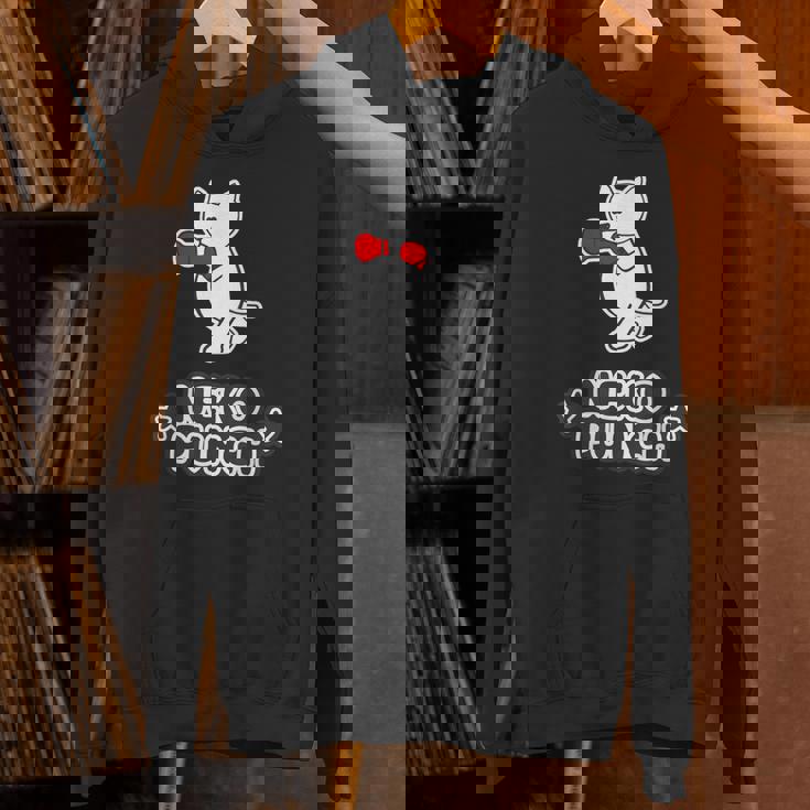 猫パンチ ねこボクシング Neko Punch【どうぶつ フレンズ】ポップ ゆるくて かわいい イラスト パーカー