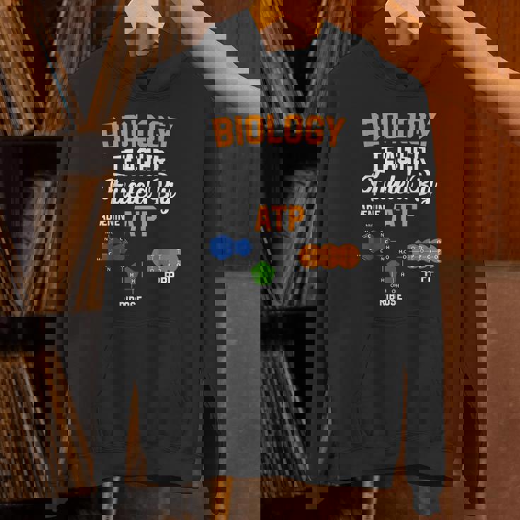 生物学教師 Fueled By Atp 面白い教師 生物学者ギフト パーカー