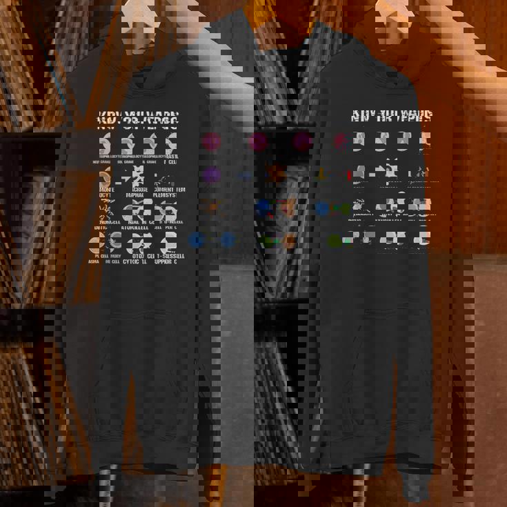 生物微生物学シャツ ウイルス遺伝子酵素ギフトアイデア パーカー