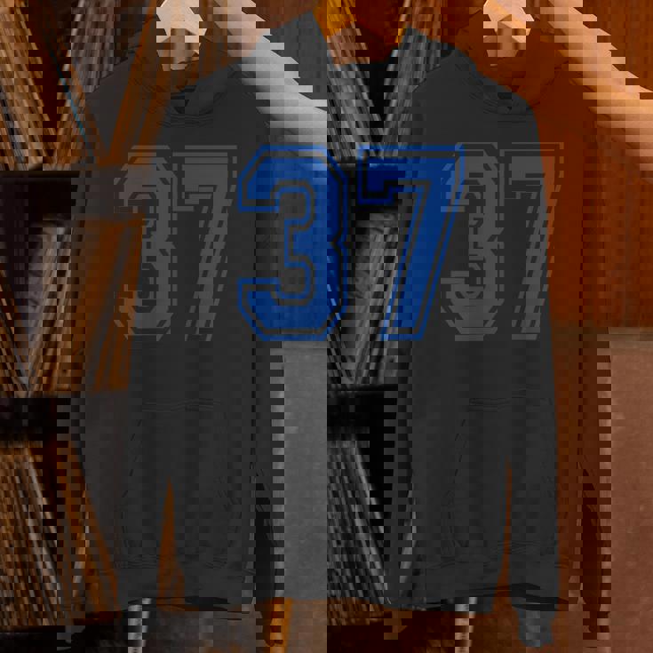 番号37インチ ブルー Hoodie
