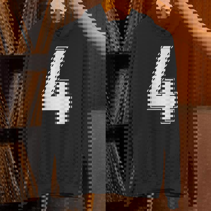 番号4 Fourports アスレチック チーム ジャージー バーシティ ユニフォーム パーカー