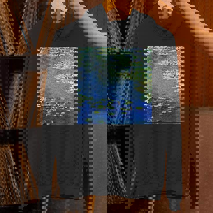 睡蓮の絵 パーカー