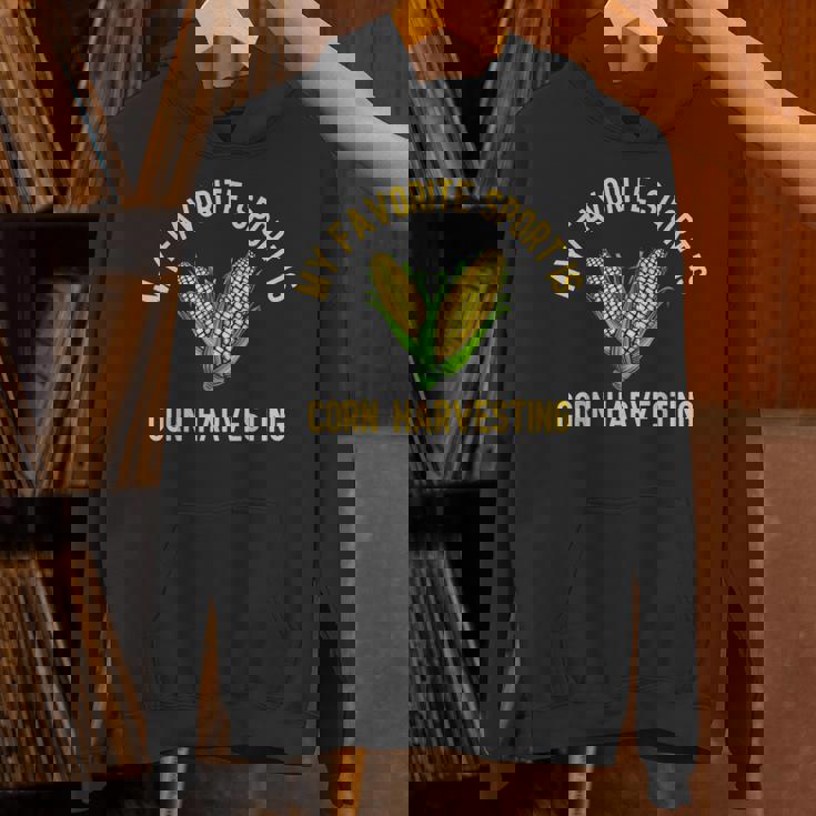 私の好きなスポーツはトウモロコシの収穫です面白い穀物農家 Hoodie