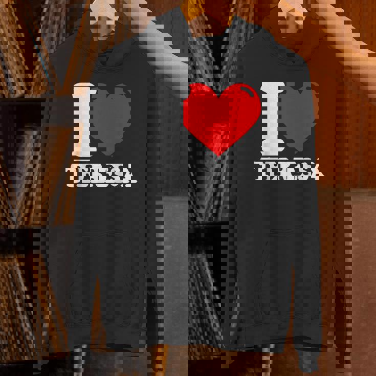 私はテレサが大好きです パーカー