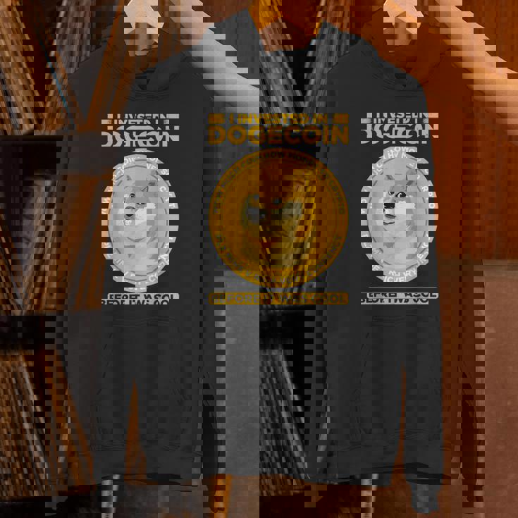 私は面白い暗号通貨のユーモアの前にドージコインに投資しました パーカー