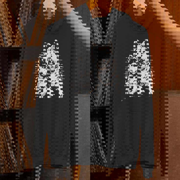 秋田犬 グラフィックtシャツ レディース メンズ Hoodie