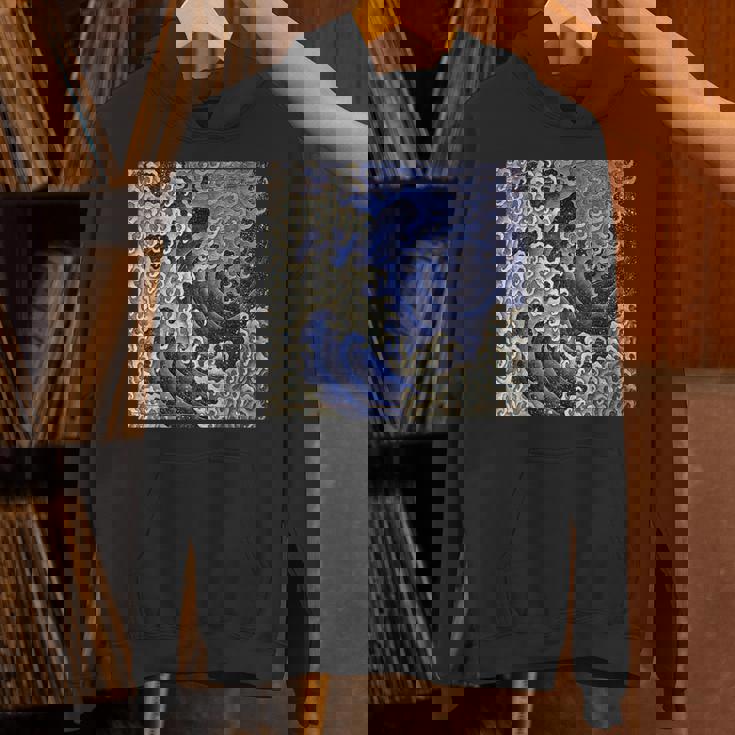 葛飾北斎 男波 パーカー