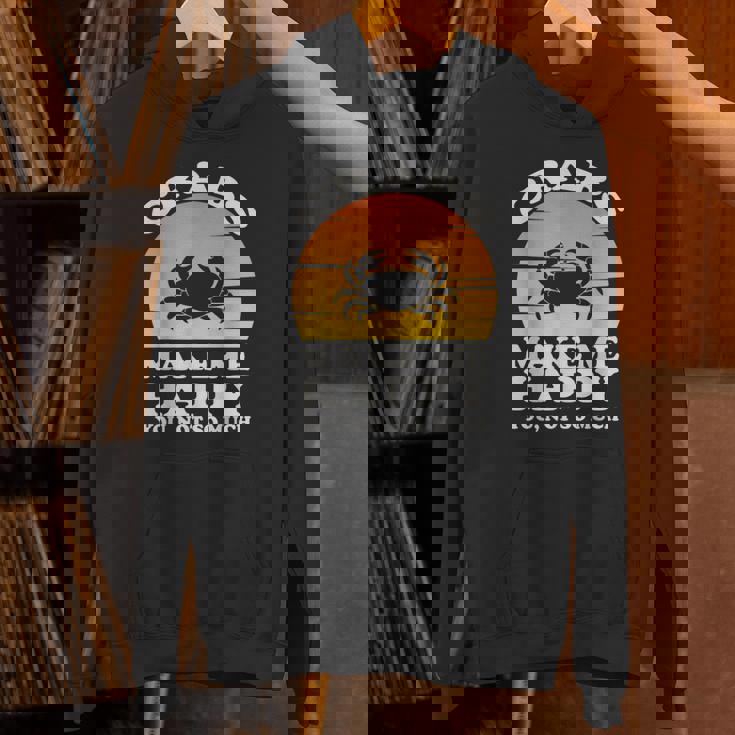 蟹は私を幸せにする カニ服 カニ パーカー