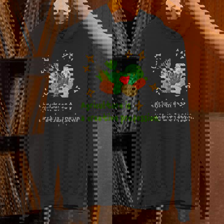 農業はクリエイティブ 野菜 生産 畑 家庭菜園 農家 アグリカルチャー 食育 芸術作品 メンズ レディース キッズ パーカー