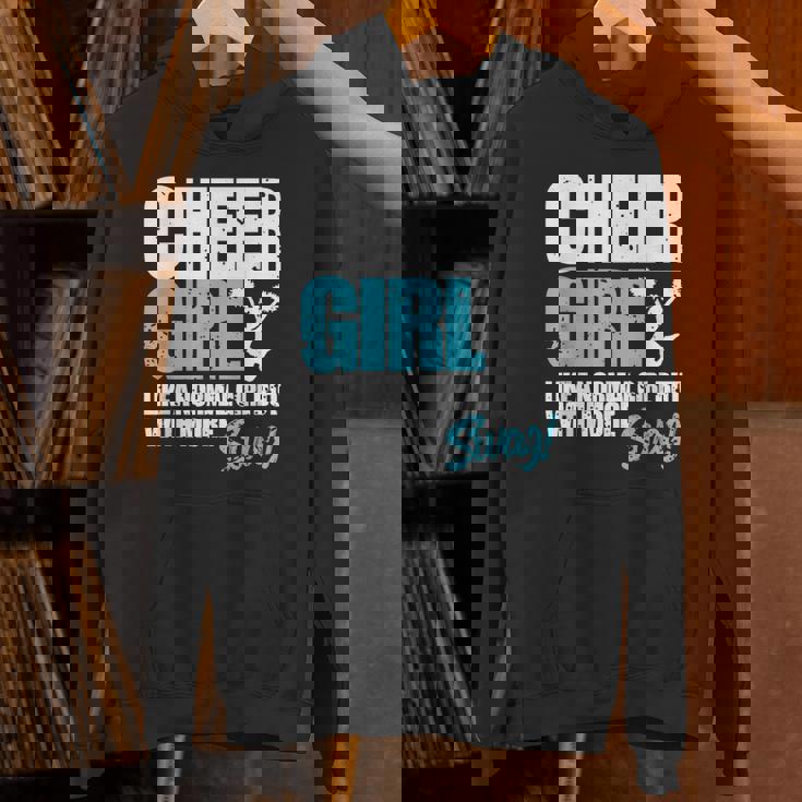 面白いチアリーダーシャツ かわいいチアリーディングガールギフト Hoodie