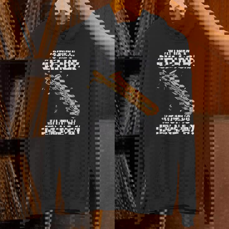 面白いバリトンサックスのデザイン私はサックスを持っています パーカー