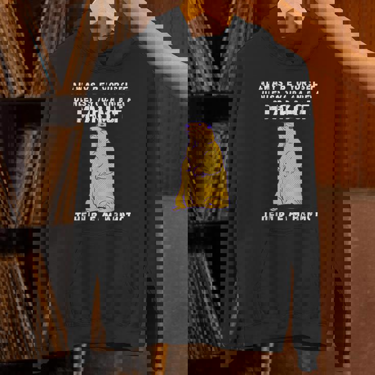 面白いマーモットヴィンテージ面白いことわざマーモット愛好家ジョーク パーカー