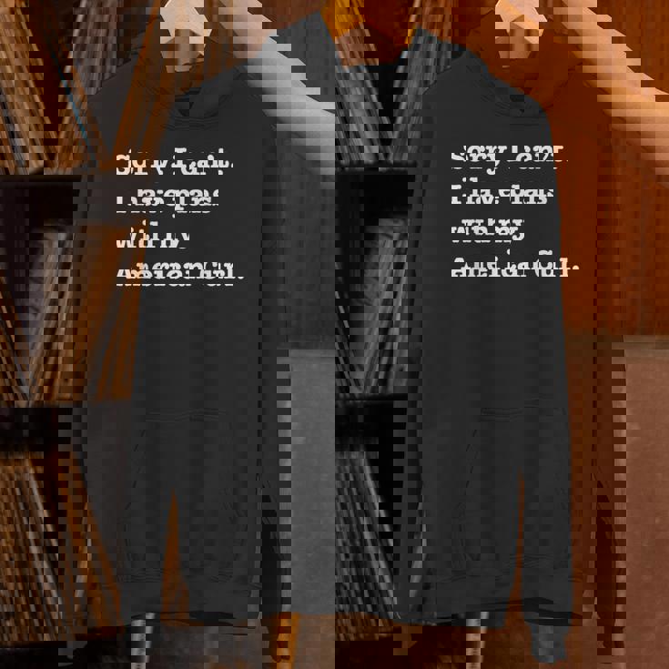 面白い皮肉 アメリカン カールの猫との計画があります パーカー