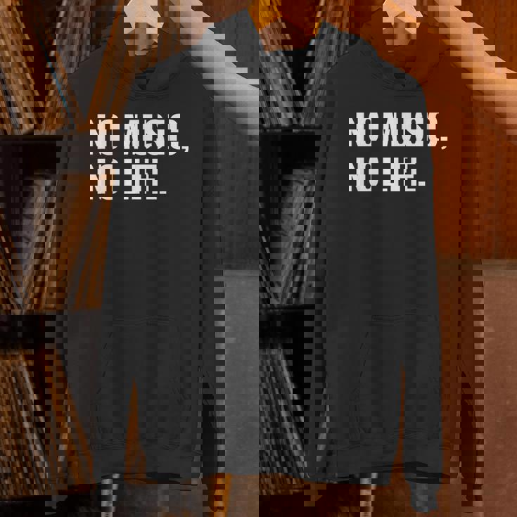 音楽家や音楽愛好家へのno Music No Life ギフト パーカー