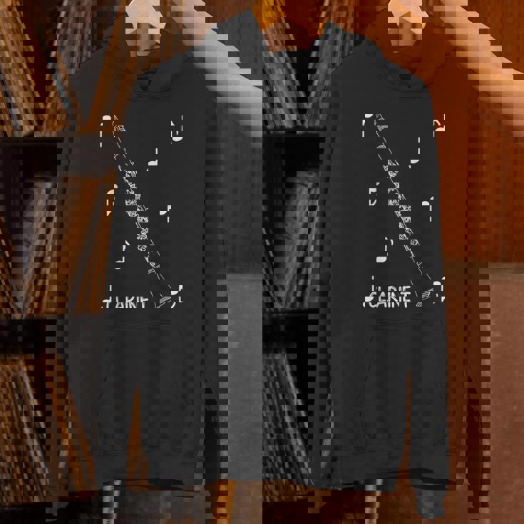 音符クラリネット パーカー