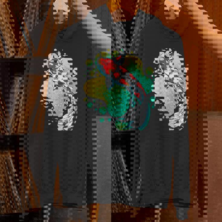 鯉 鯉 ジャパン 鯉 魚 エステ ベイパーウェーブ パーカー