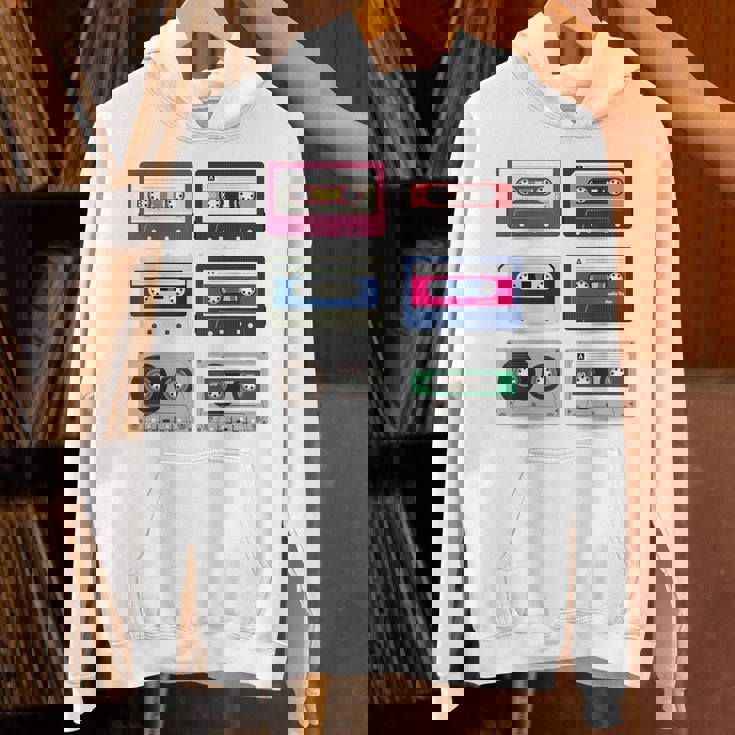 80 年代のロック カセットシャツ男性ヴィンテージ ロック カセット テープ Hoodie