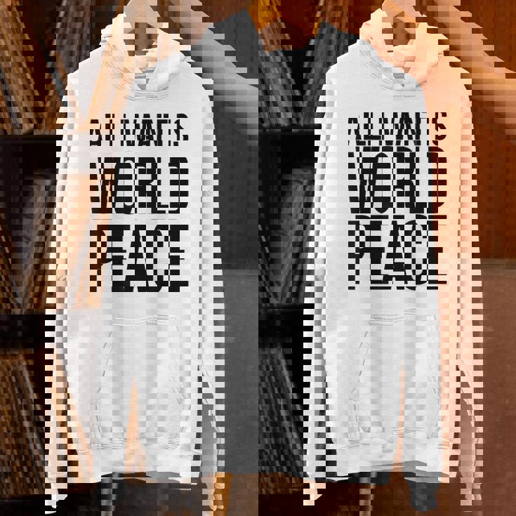 All I Want Is World Peace パーカー