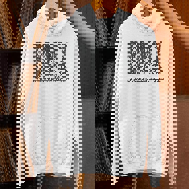 Bmxビンテージバイクファンの贈り物少年少女自転車bmx パーカー