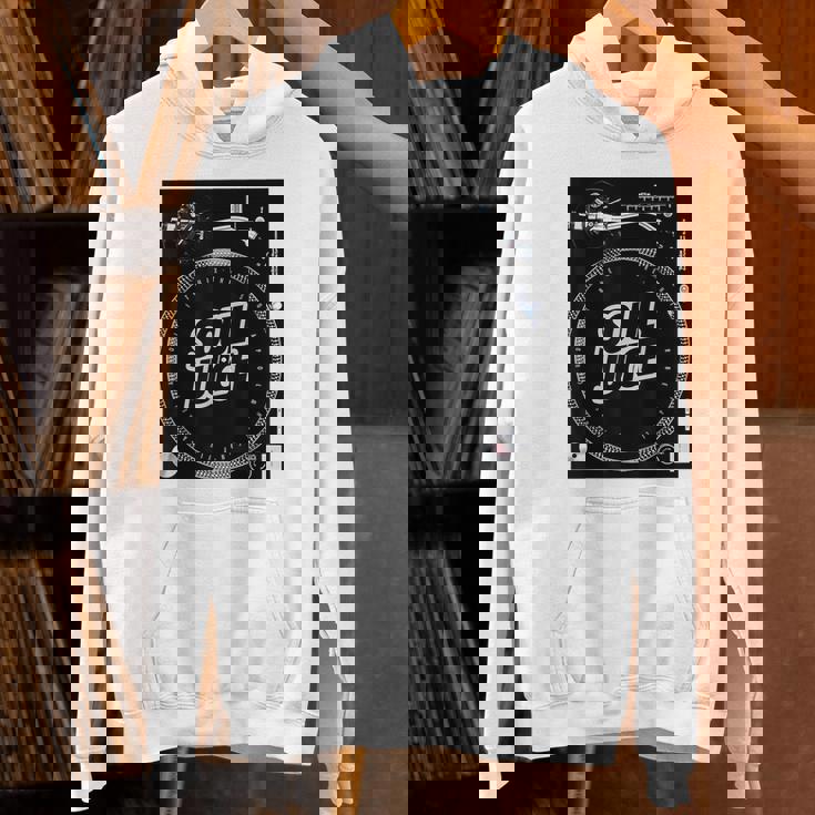 Dj ターンテーブル バトルレコードプレーヤー ディスク ジョッキー ミュージックディスコ Hoodie