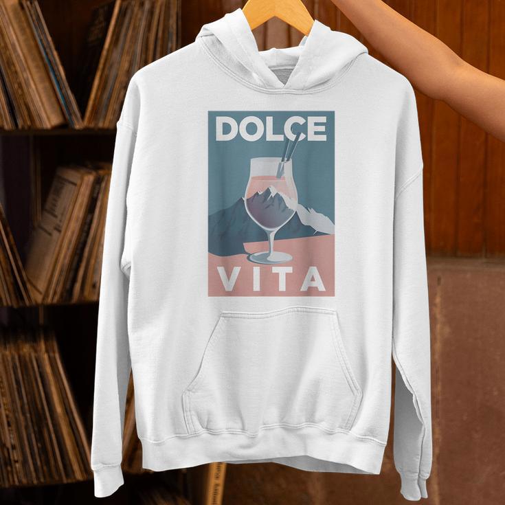 Dolceita Aesthetic Painting Italia Mountains Hikingpritz パーカー