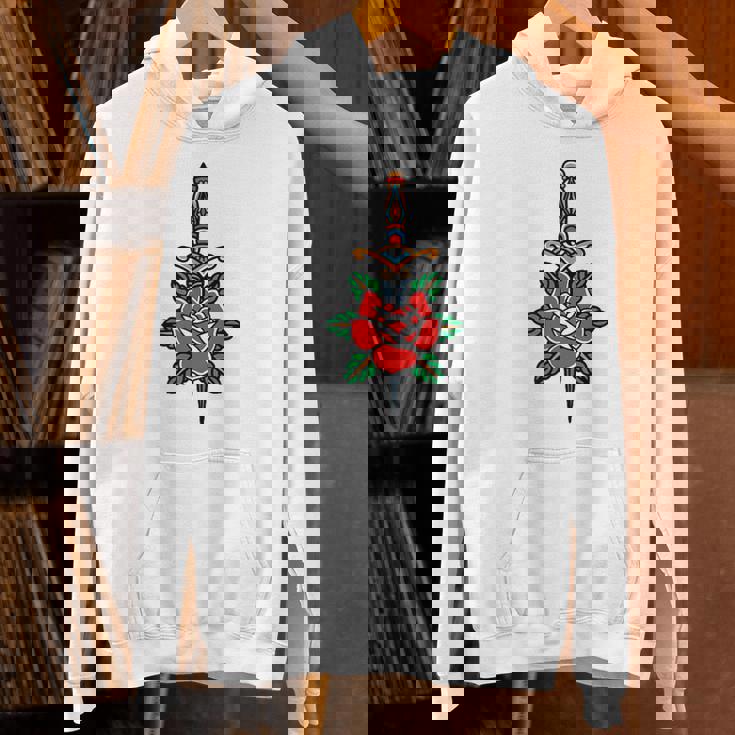 Fake Friends アメリカントラディショナルタトゥー オールドスクールフラッシュ Hoodie