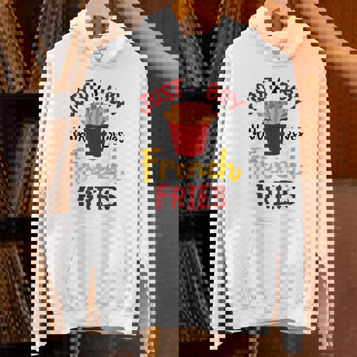 Just A Boy Who Loves French Fries フライドポテト じゃがいも ヴィーガン Hoodie