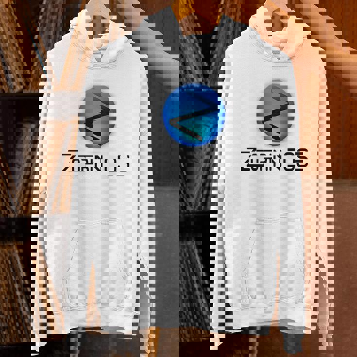 Linux Zorin Os タグラインとロゴ入り オープンソースos Hoodie