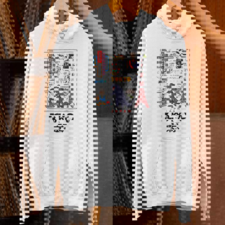 I Love Tokyo Wonderful Tokyo Japan Culture Doodles Graphic パーカー