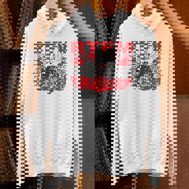 Rtfm ミームをマップ パーカー