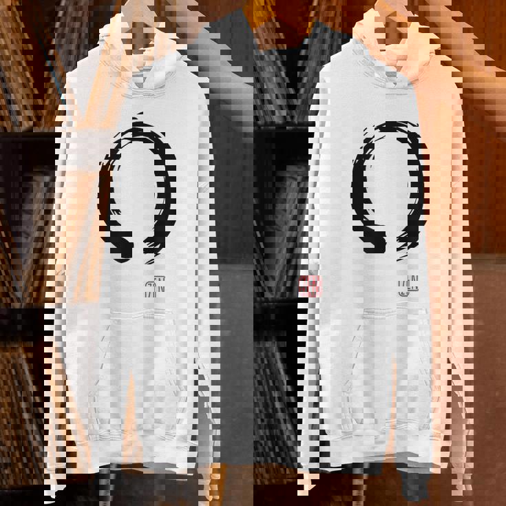 Zen Calligraphy Buddhist Enso Circle パーカー