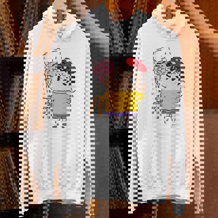 【まんが】クレヨンしんちゃん お絵描きしんちゃん Hoodie