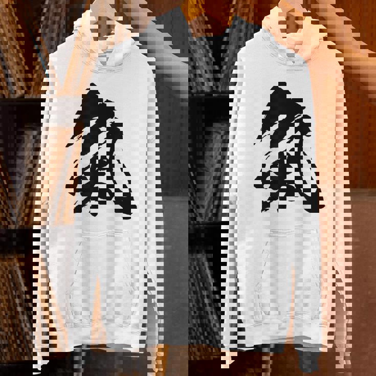 【氣】一文字 漢字 日本語 毛筆 書道 筆文字 言葉 和柄 日本 かっこいい お土産 海外 おもしろ 面白い 文字入り Hoodie