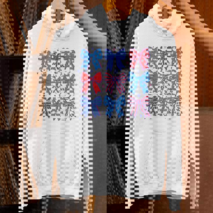 かわいい愛国的なボウスターデザイン7月4日シャツusaプライド パーカー