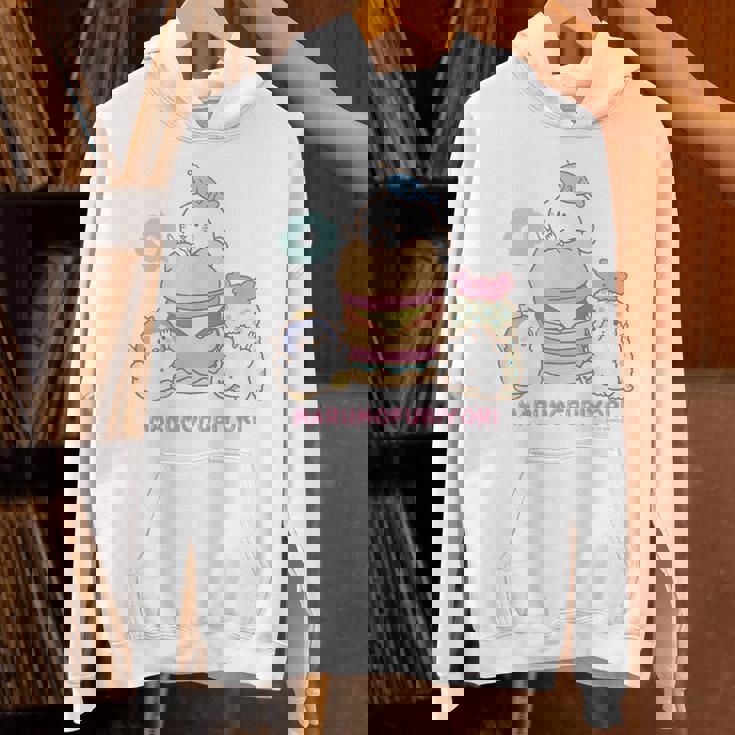 まるもふびより ハンバーガー Hoodie