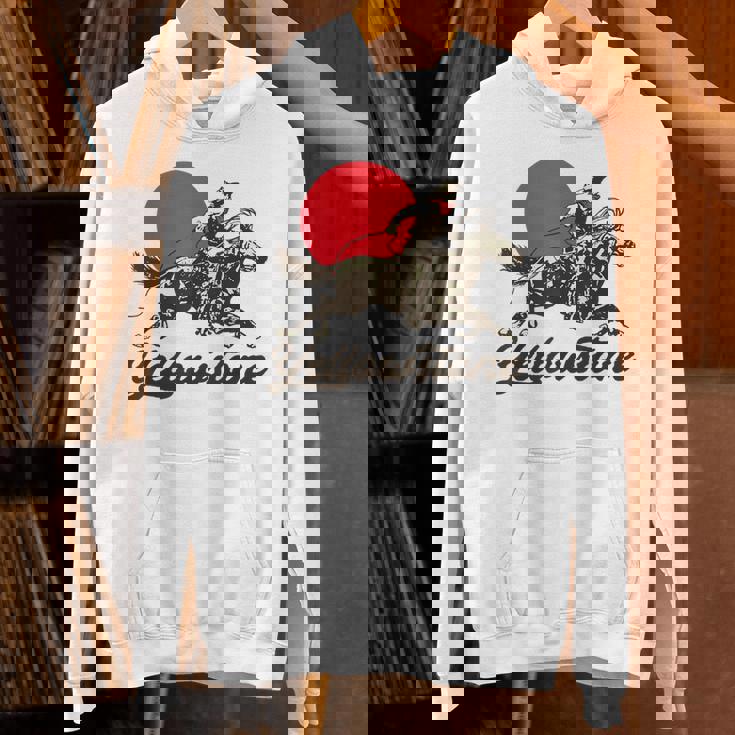 イエローストーン国立公園 カウボーイ&馬 ラングラー ビンテージ パーカー