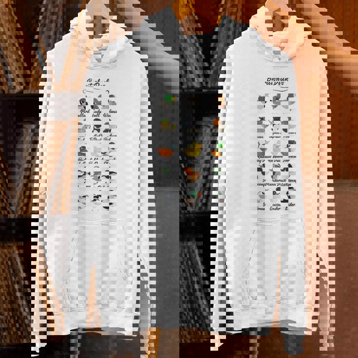 イギリス アヒル かわいい 動物 鳥 陽気なウィットティユーモア パーカー