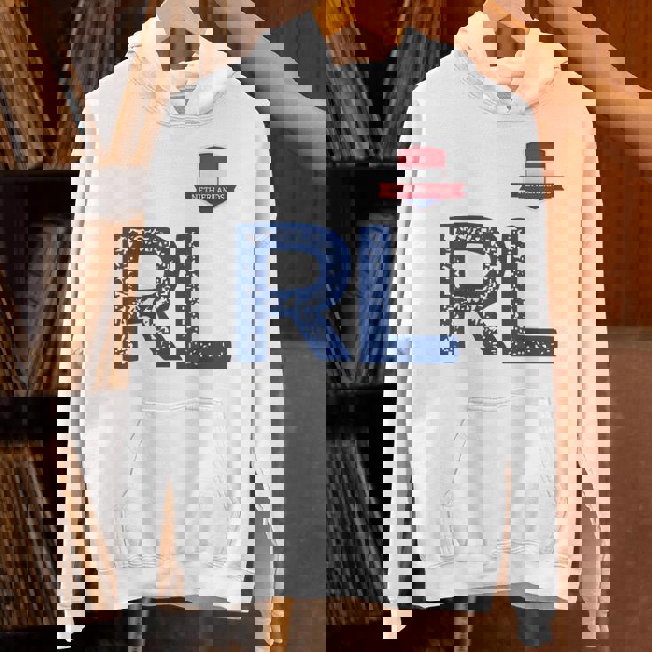 オランダ オランダ 人間の旗 文字 R And L Nederland パーカー