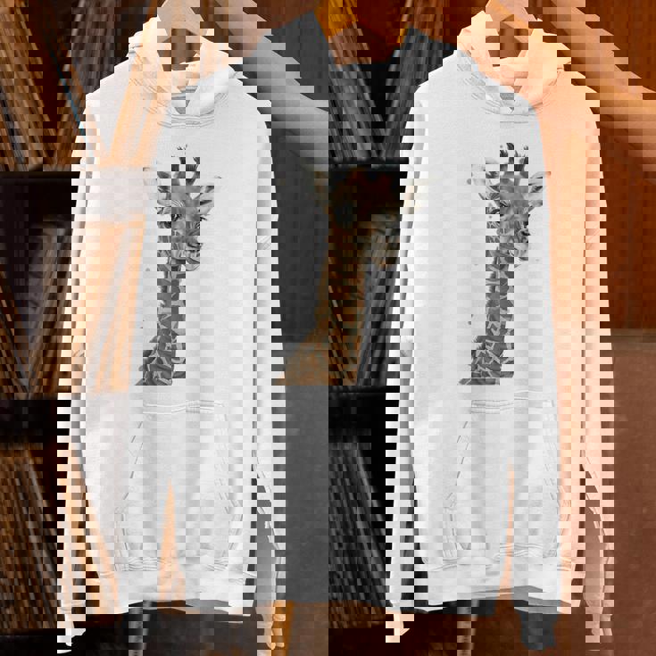 キリンtシャツ、キリンキッズ、キリンガール、キリン愛好家 パーカー