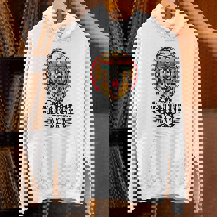 ゴールデンパパヴィンテージゴールデンレトリバー犬のための父親の日 パーカー