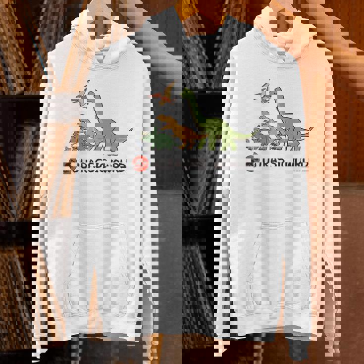 ジュラシック・ワールド Dinosaurs Loose Illust Hoodie