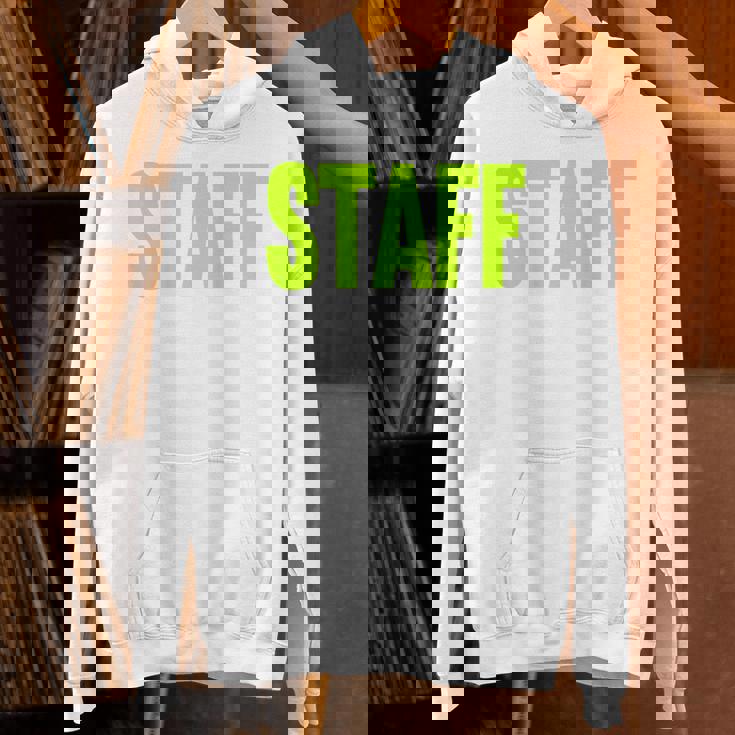 スタッフ イベント 衣装 クルー 音楽祭 Backprint ワーカー Hoodie