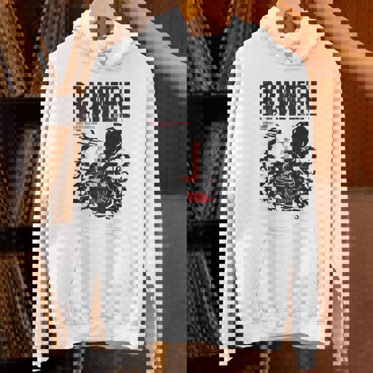 ストリートウェア ラーメン カワイイ オタク マンガ アニメ バックプリント モダン パーカー