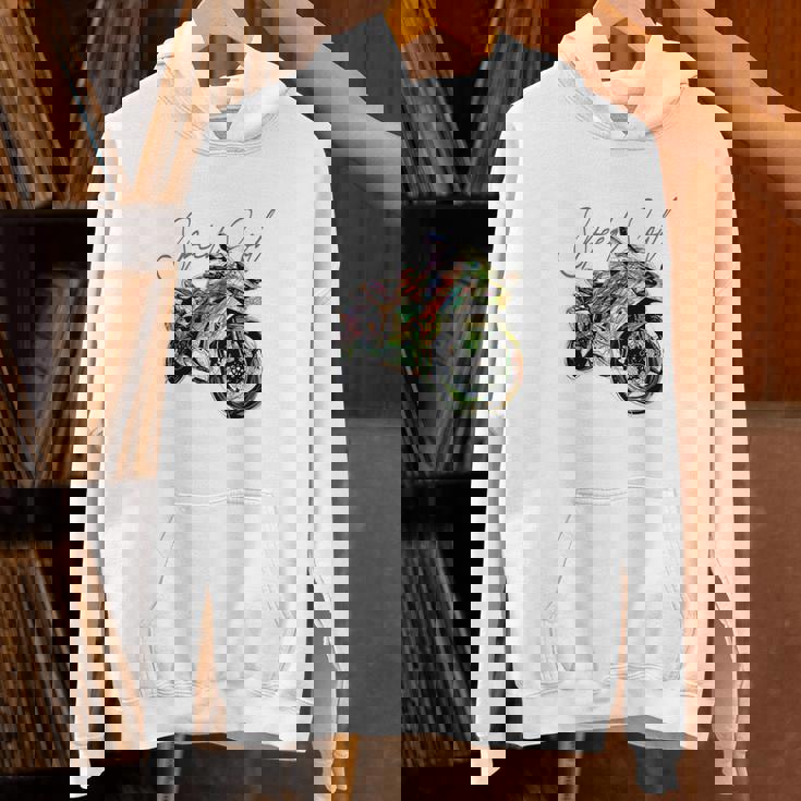 スーパースポーツ バイク レーシング バイク レーシング バックプリント バイク 長袖tシャツ パーカー