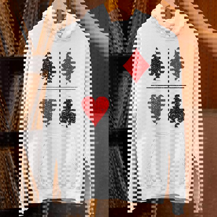 ダイヤモンド スペード ハーツ クラブ トランプスーツ ポーカー パーカー