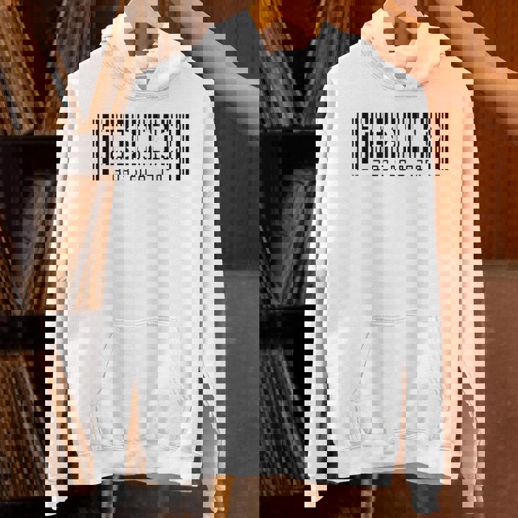 テクノ バーコード 303 808 909 パーカー