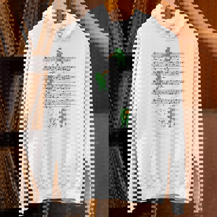 トロンボーン奏者 カエル トロンボーン好きのトロンボーン愛好家 トロンボーン音記号 Hoodie